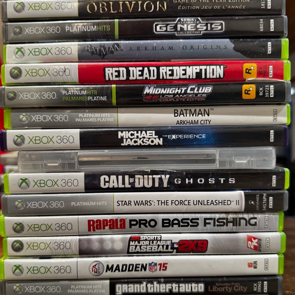 Vintage XBox 360 with Oodles of games, controllers, Kinect and Kinect games